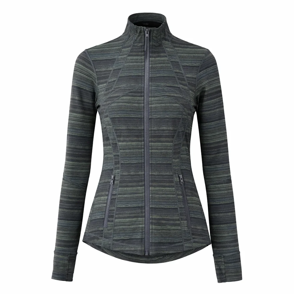 Lululemon Define Jacket Space Dye Dark Slate Fatigue Green Size 4
